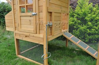 Shop Till You Drop   Wooden Chicken Coop Poultry House Hen Ark with