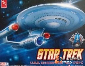 Modellbausatz USS Enterprise 1701 C 12500 AMT 661 Snap it STAR TREK