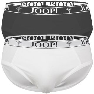 Joop Herren Slip Unterhose ohne Eingriff schwarz weiß S M XL XXL