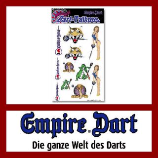 EMPIRE Dart Darts Sport Tattoos, Tattoo 11 tlg. 20L667