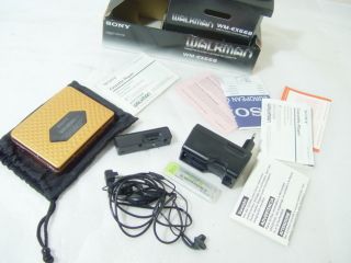 Vintage SONY Walkman Cassette Player WM EX668 orig. Box OVP sammler