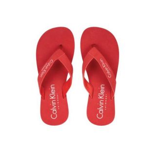 Calvin Klein CK Logo Tape Badesandalen Flip Zehentrenner Schuhe