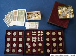 Sammlungsauflösung DDR Sammlung Münzen und Scheine