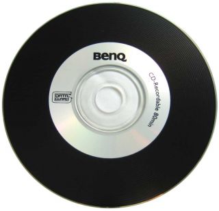 30 BenQ Vinyl look CD R SlimCase 80min 700MB Schalplatten Design
