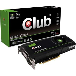 2048MB Club 3D GeForce GTX 680 Aktiv PCIe 3.0 x16 (Retail)
