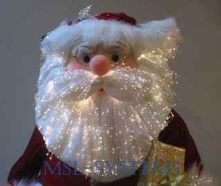 Weihnachtsmann beleuchtet Fiber Optik 80cm Weihnachten