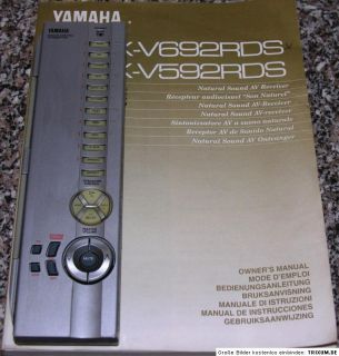 Yamaha RX V692RDS Dolby Digital 6.1 Surround Receiver / 1 Jahr