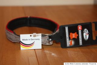 MORE4DOGS Halsband COUNTRY Gr.M NEU Filz / Rind NP 43