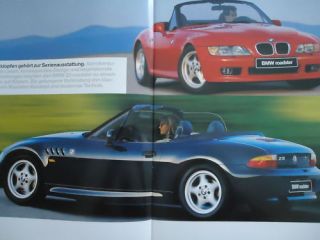 BMW Z 3er Z3 Roadster E36 Prospekt brochure