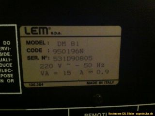 Lem DM 81 Discomixer DJ Mischpult TOLL