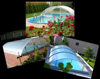 Gfk Schwimmbecken Becken Pool Set 6,3 LED Wärmepumpe, Isolierung