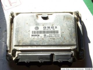 Motorsteuergerät VW Lupo 1.4L 60PS AUD 030906032DQ Bosch 0261207681