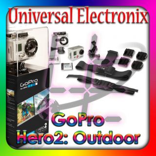 New GoPro HD HERO 2 Outdoor Edition Camcorder Silver 11 MP Water Proof