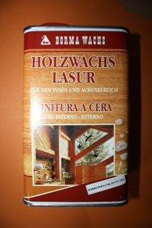 Borma Holzwachslasur TEAK dunkel 1 ltr.