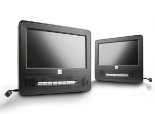 DVD P 701 twin 2 x 7 LCD monitor Hauptmonitor mit Integrierte Akku