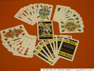 ALT DDR Kartenspiel Skatkarte Altenburger Spielkarten Farbik * Gut