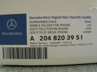 2048203951 Mercedes UHI Apple iphone 3GS 3G Aufnahmeschale OVP