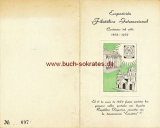 Exposición Filatélica Internacional Centenario del sello 1862 1962