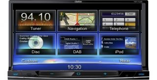 Clarion NX702E 2 DIN Multimedia Navigation Bluetooth DVD USB DVB T