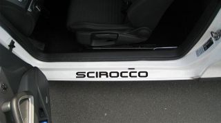 VW Scirocco 2x Aufkleber Einstieg Einstiegsleiste Seitenschweller
