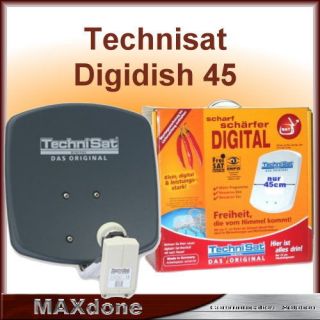 Technisat Digidish 45 SAT Spiegel 45cm  Twin LNB 4019588452824