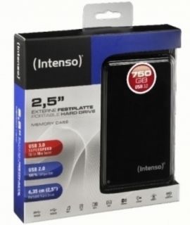 Intenso Memory Case 750GB schwarz Festplatte USB 3.0