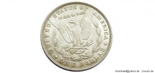 USA Morgan One Silber Dollar Philadelphia 1881  unz, almost