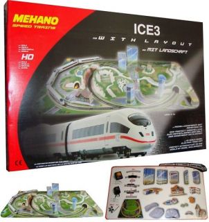 Mehano T737 H0 Start Set Startpackung ICE 3 mit Layout