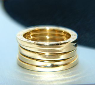 original Bulgari / B Zero Gold RING 750 GOLD 18 kt Goldring Größe 55