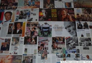 CLINT EASTWOOD CLIPPINGS COLLECTION 134 TEILE/PARTS POSTER BERICHTE 80