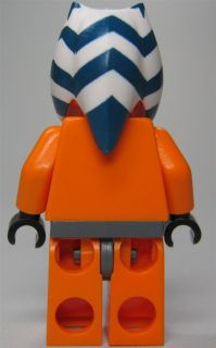 LEGO Star Wars Custom Figur Ahsoka Tano oranger Pilotenanzug