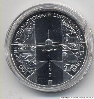 10 Euro Silber Gedenkmünze 925/1000,100 Jahre Internationale