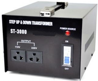 3000 watts VOLTAGE CONVERTER TRANSFORMER 110   220 Volt