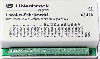 Uhlenbrock 63410 LocoNet Schaltmodul, Digital, Universalgenie