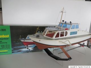 RARITÄT HEGI TRAGFLÄCHENBOOT WASSERSCHUTZPOLIZEI B 3511 GEBAUT