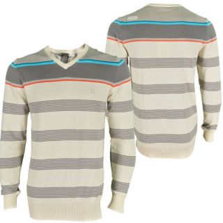 Oxbow Tadey V neck Knit Sweater Herren Langarm Shirt Kapatcha Pullover