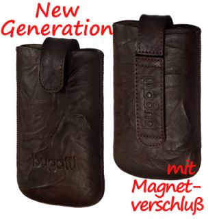 Bugatti Leather Unique tobacco f Motorola RAZR i XT890 Tasche Case