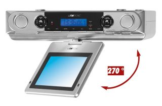 Unterbau Küchenradio LCD TV DVB T Empfänger Radiotuner