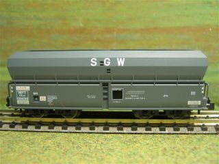 Minitrix N Selbstentladewagen SNCF SGW 15655 11 OVP / U782