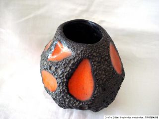 EXTREMELY RARE German Pottery Fat Lava ROTH Keramik Vase, 60s
