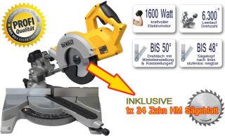 DEWALT DW 770 PROFI PANEELSÄGE KAPPSÄGE GEHRUNGSSÄGE ZUGSÄGE