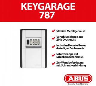 ABUS 787 KeyGarage Schlüsseltresor Übergabe Safe Schlüsselbox KEY