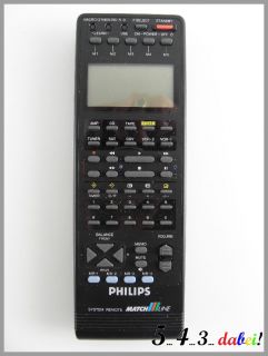Philips RC 790 Universal Remote Control unit Fernbedienung Match Line