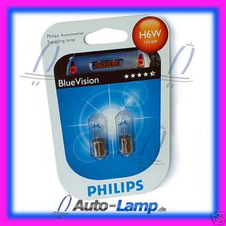 Philips H6W BlueVision Blue Vision Standlicht 2er Set