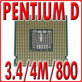 945 CPU 3.4/4M/800 SL9QB Sockel 775 Prozessor Presler Dual Core