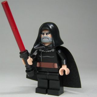LEGO Star Wars Custom Figur Count Dooku (Sith Lord) mit Machtblitzen