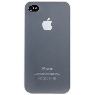OZAKI iPhone 4 4S Ultra Thin 0.4mm Slim Hard Cover Case Grey