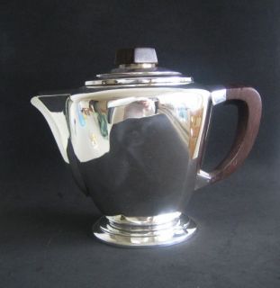 Antique CARDEILHAC Art Deco French Sterling Silver Tea Pot