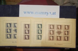 Österreich Renner Blöcke Postfrisch Ank 780 783  Eiamaya 