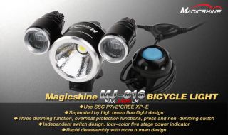 MagicShine MJ 816 E 816E LED Fahrrard Lampe Bike Licht Strahler 1800lm